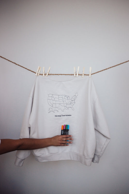 Color Your Journey Crewneck